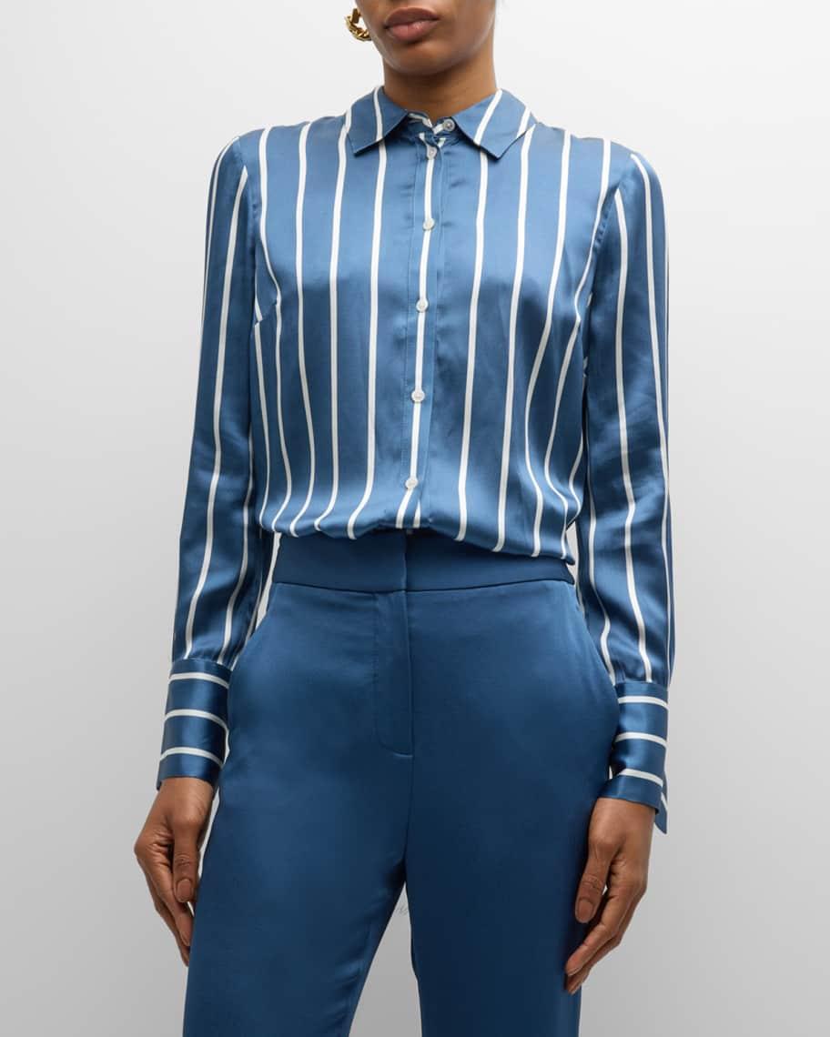 Monique Stripe Long-Sleeve Top Product Image