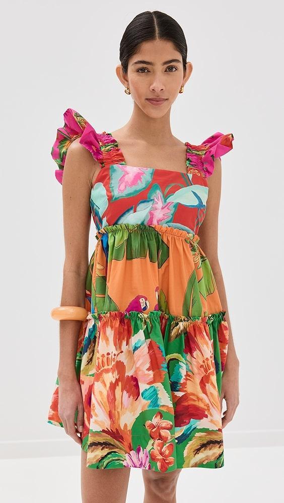 FARM Rio Foliage Mix Mini Dress | Shopbop Product Image