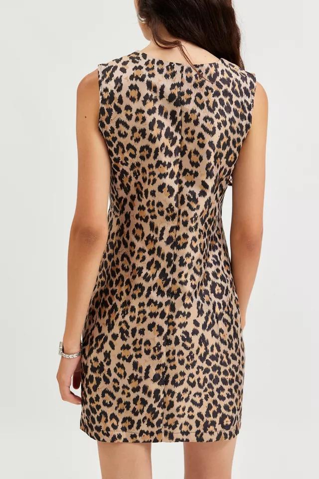 Ghospell Patty Leopard Mini Dress Product Image