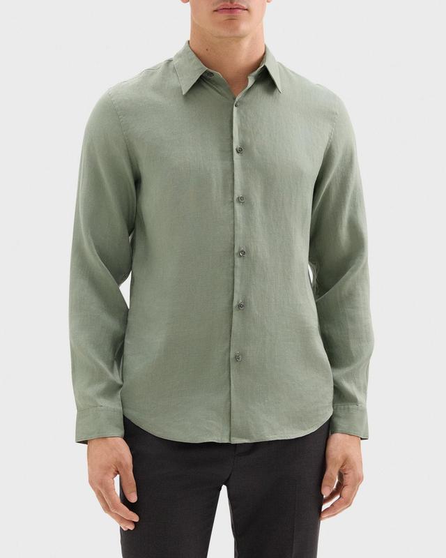 Standard-Fit Shirt in Linen Product Image