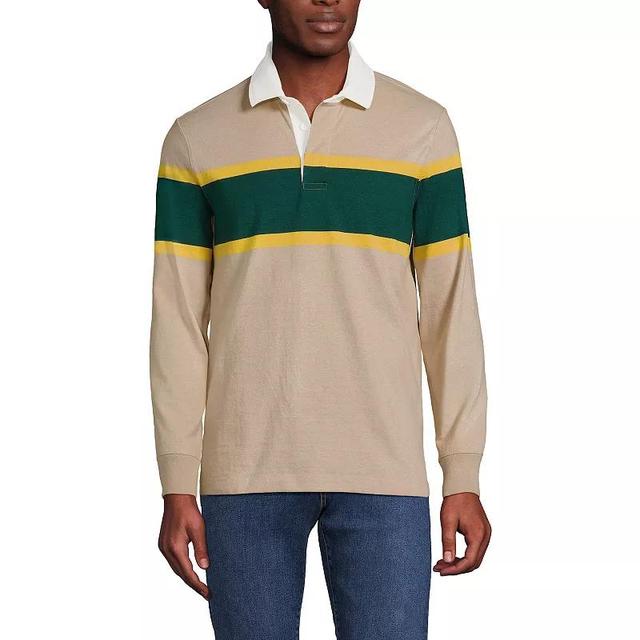 Mens Lands End Striped Rugby Shirt Product Image