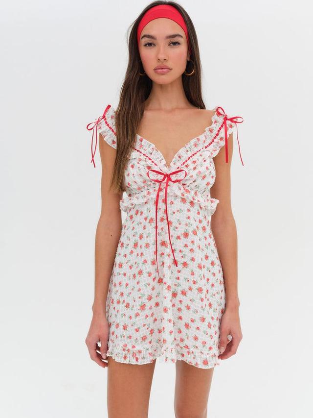 Gidget Mini Dress — Red Product Image