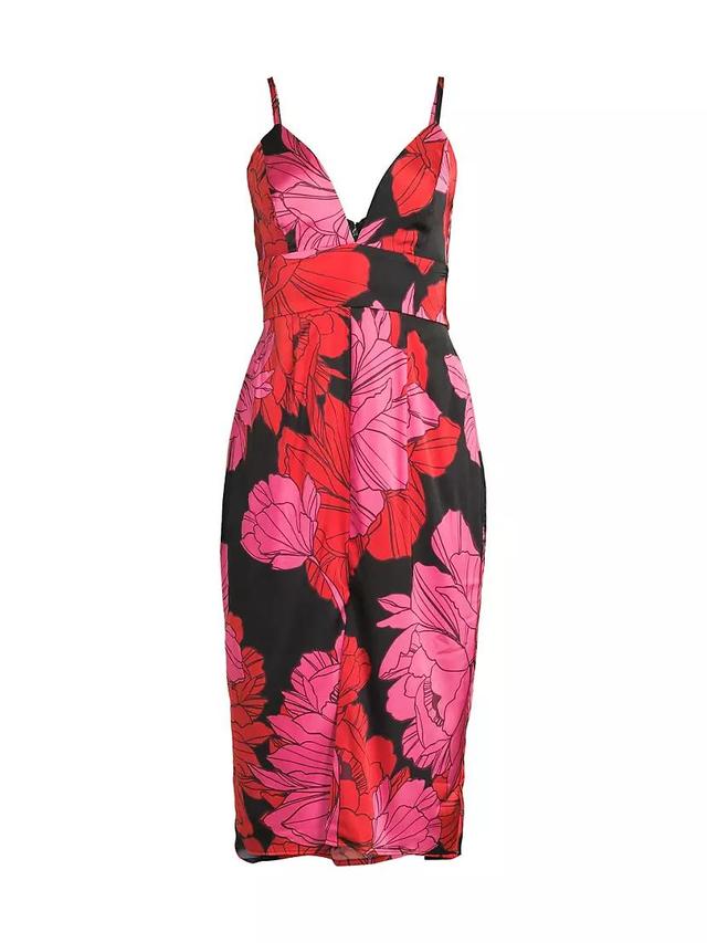 Catalina Floral Midi-Dress Product Image