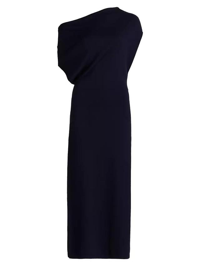 Womens Chet Wool One-Shoulder Maxi Dress Product Image