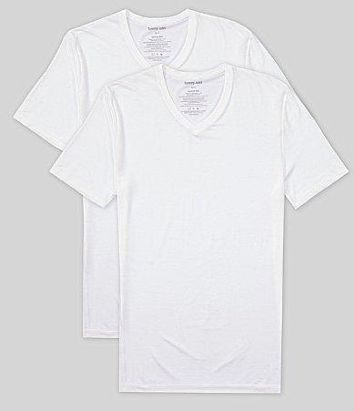 Tommy John 2-Pack Second Skin Slim Fit High V-Neck Undershirts Product Image