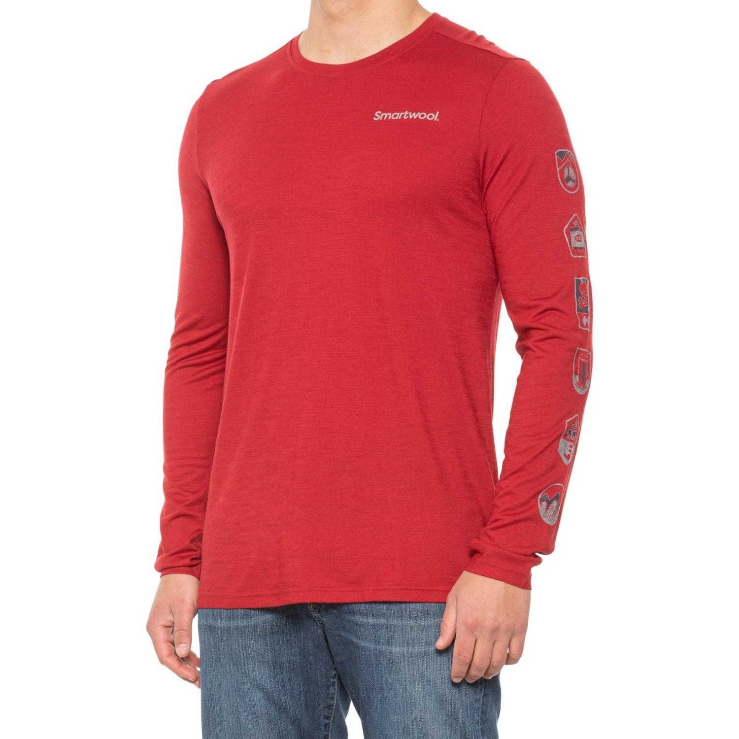 SmartWool Patches Graphic T-Shirt - Merino Wool, Long Sleeve Product Image