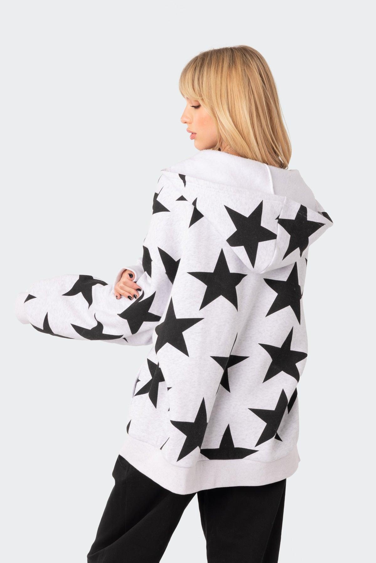 Star At Me Oversized Hoodie Product Image