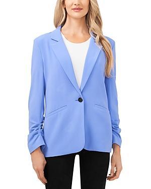 CeCe Relaxed 3/4 Sleeve Blazer (New Ivory) Women's Jacket Product Image