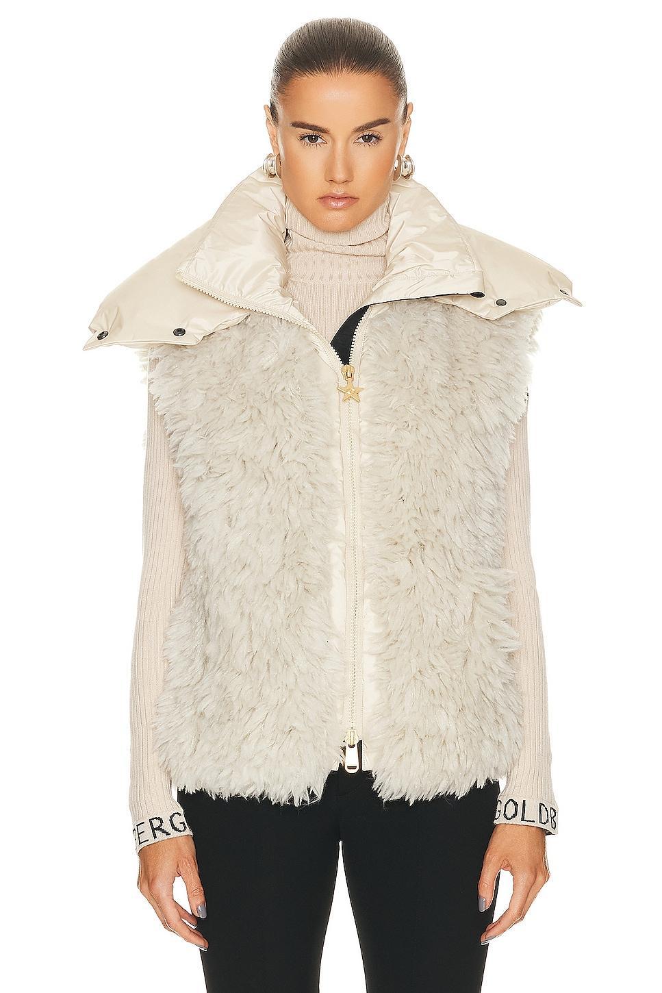 Goldbergh Iffy Vest in Beige Product Image