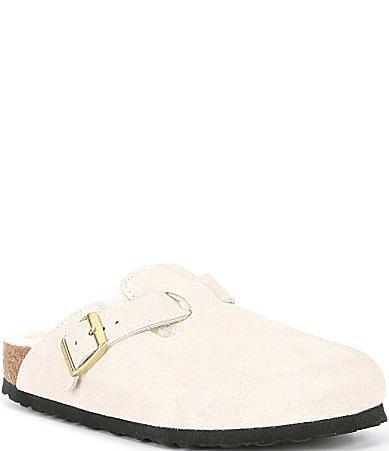 Birkenstock Boston Shearling (Antique /Antique ) Women's Shoes Product Image