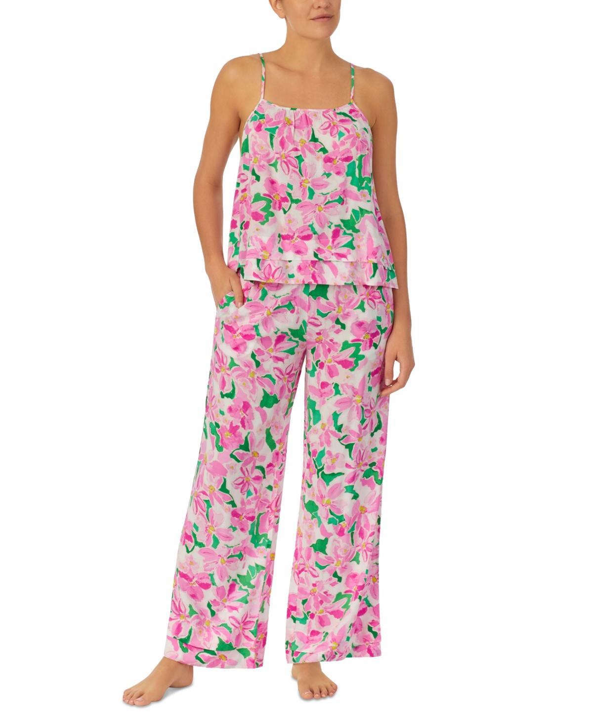 Sanctuary Womens 2-Pc. Printed Ruffled Pajamas Set Product Image