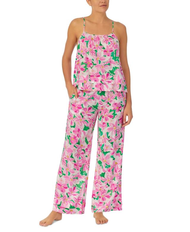 Sanctuary Womens 2-Pc. Printed Ruffled Pajamas Set Product Image