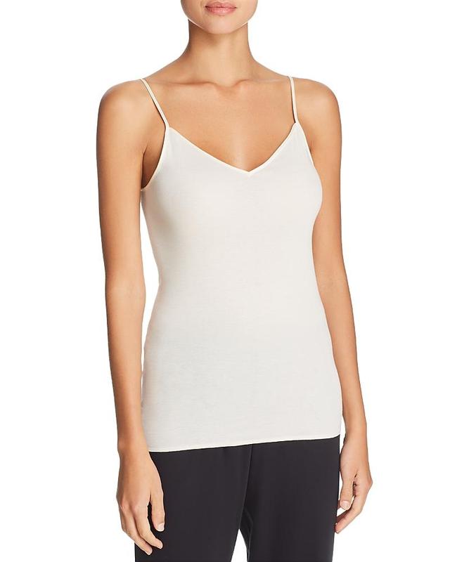 Womens Cotton Seamless V-Neck Spaghetti Camisole Product Image