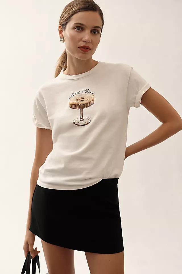 By Anthropologie Cocktail Hour Graphic Tee Product Image