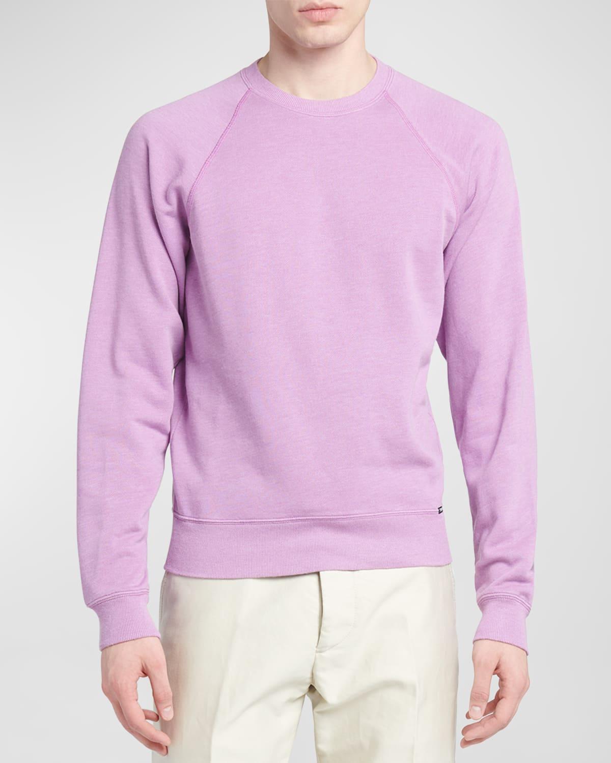 Mens Melange Crewneck Sweater Product Image