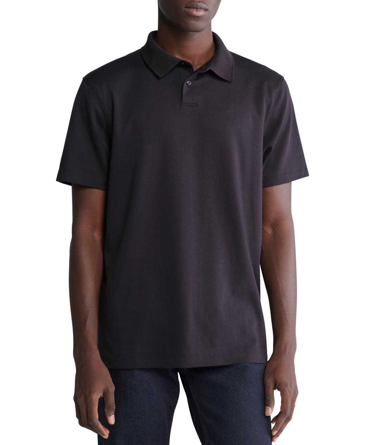 Calvin Klein Mens Short Sleeve Supima Cotton Polo Shirt Product Image