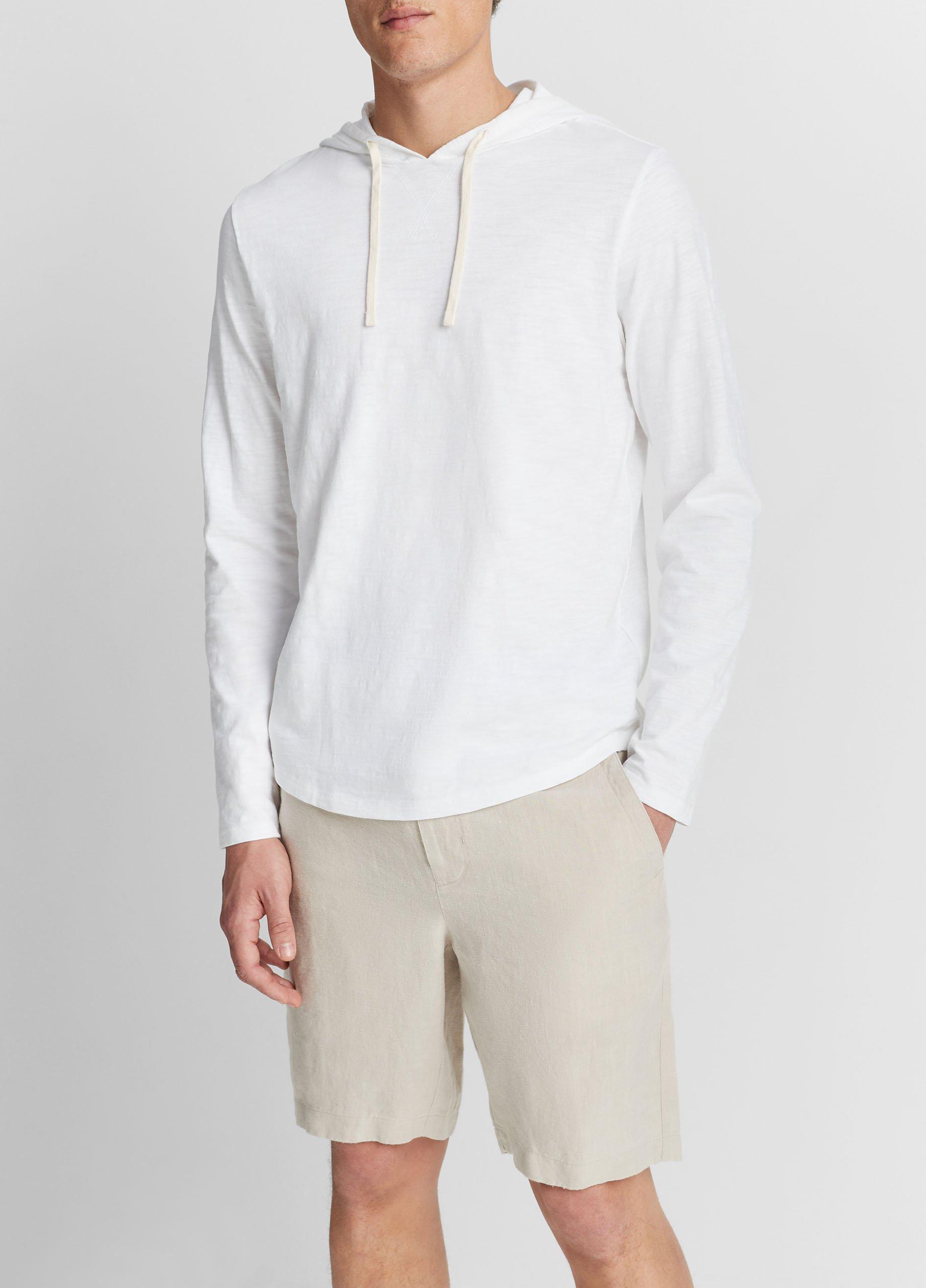 Textured Cotton Hoodie Product Image