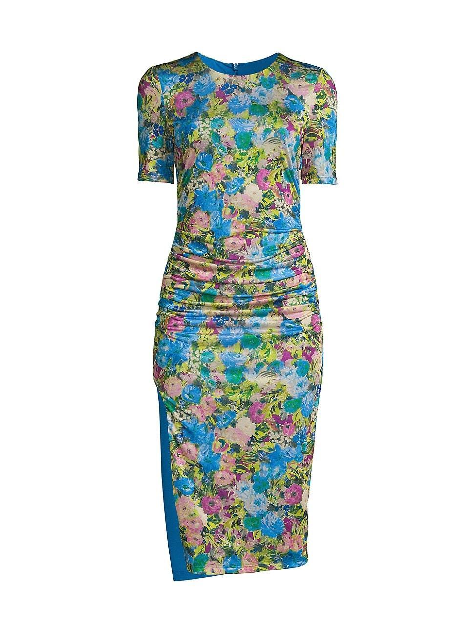 Womens Delina Floral Sheath Dress product image