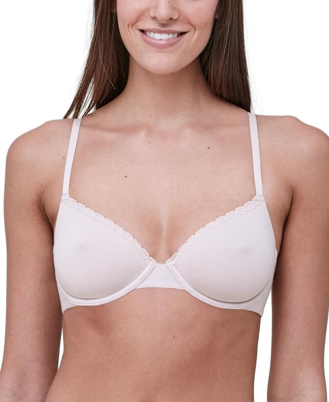 Skarlett Blue Adorned Cotton Blend Underwire Bra Product Image