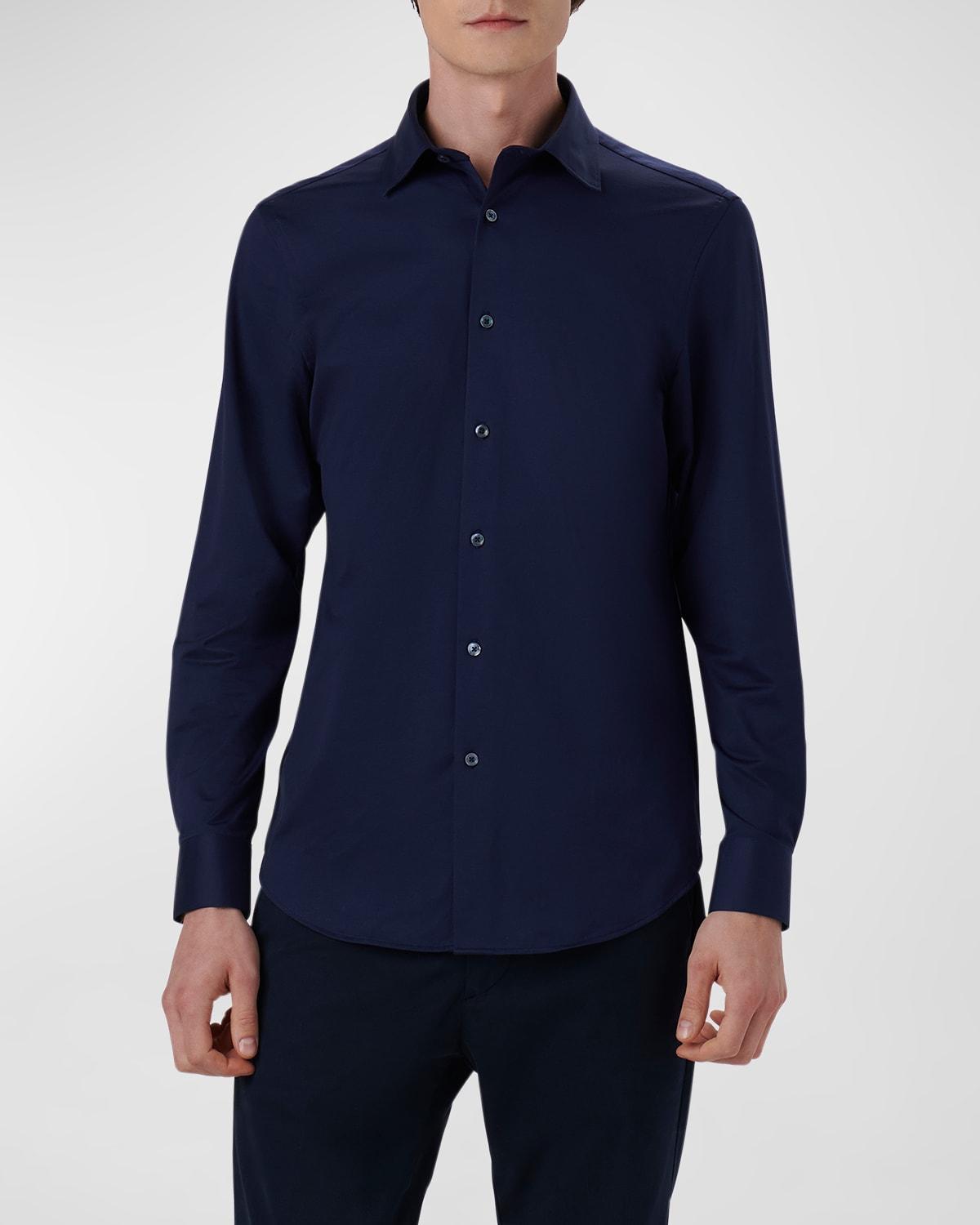 Mens Cotton Tech Button-Up Shirt Product Image