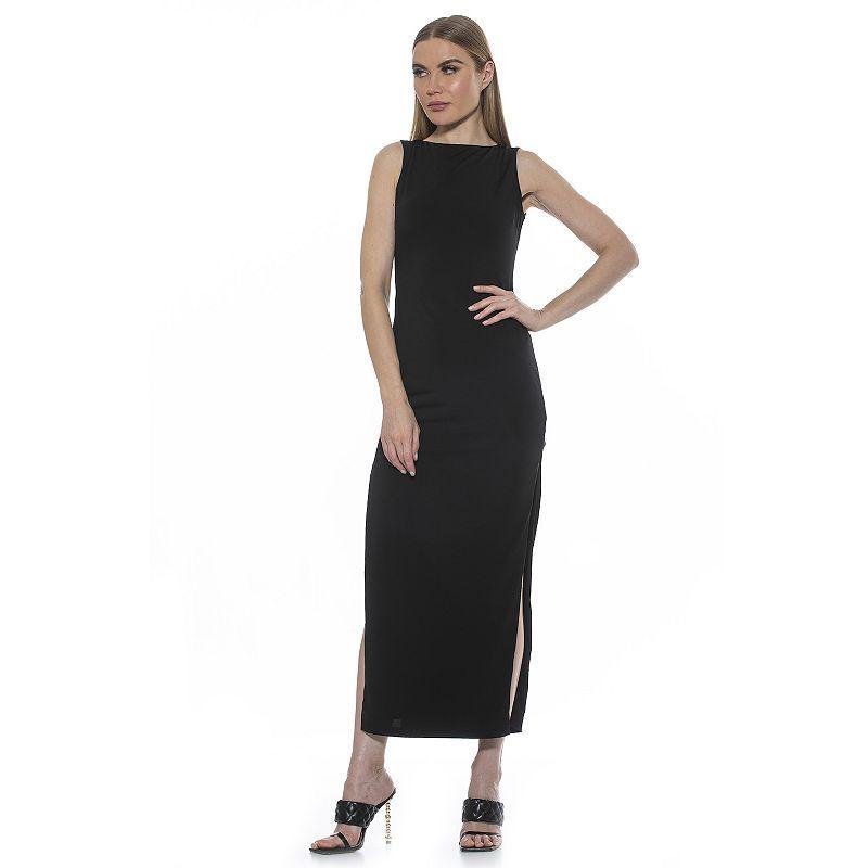 Womens ALEXIA ADMOR Open Back Maxi Dress Product Image