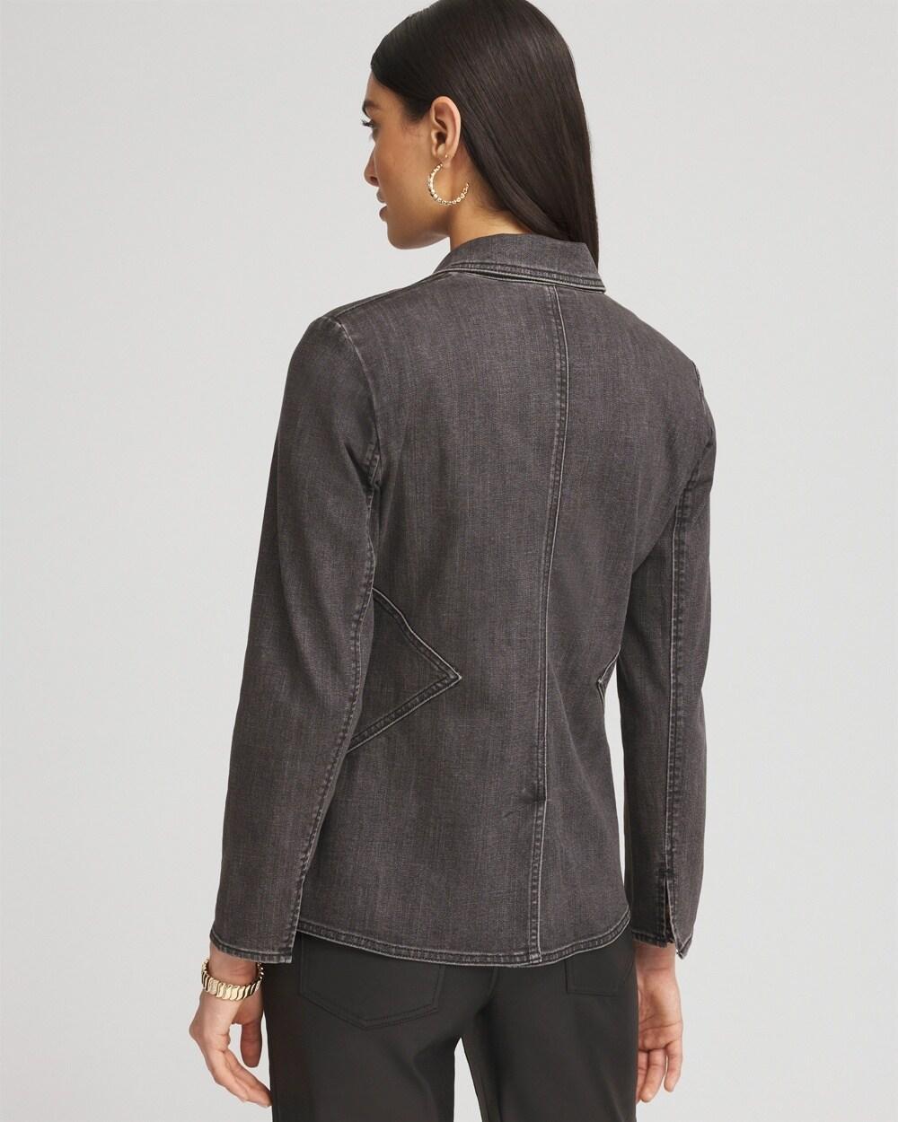 Denim Blazer Product Image