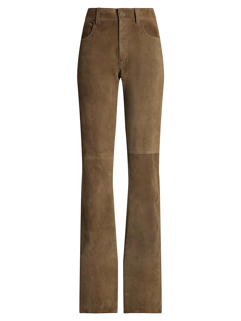 Womens Scottie Suede Ankle Pants Product Image