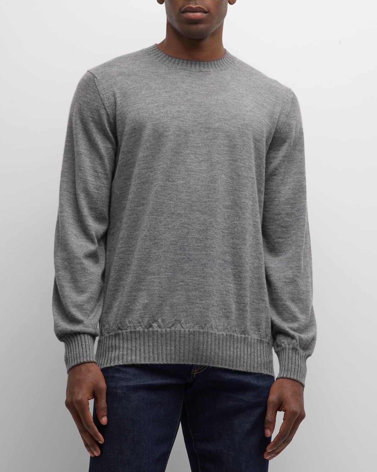 Mens Cashmere Crewneck Sweater Product Image