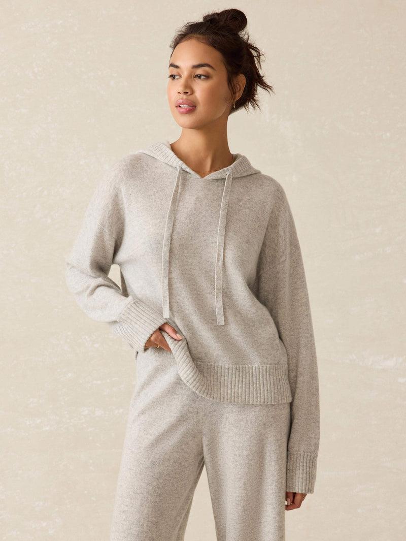 Tropical Cashmere Hoodie - Light Grey Heather Product Image