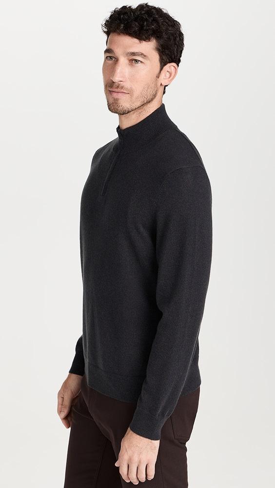 Theory Hilles Cashmere Quarter Zip Sweater | Shopbop Product Image