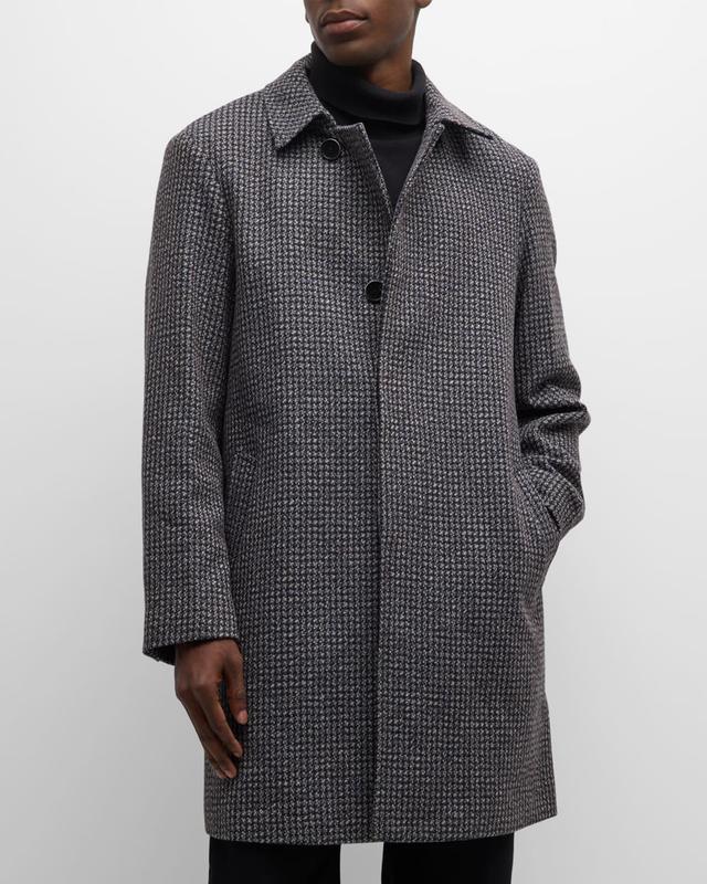 Mens Hundalee Tweed Houndstooth Coat Product Image