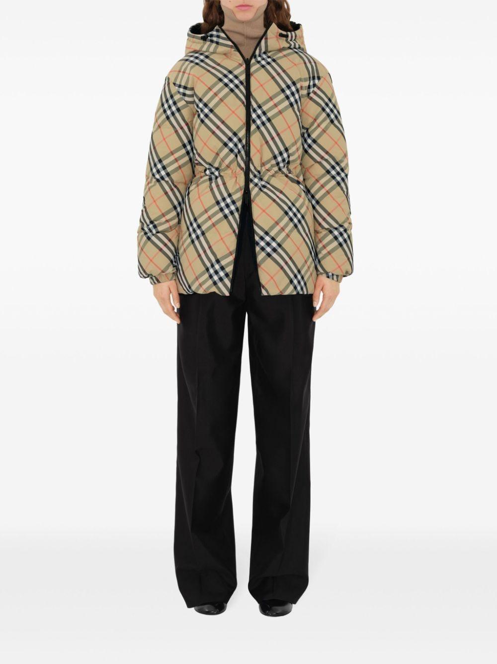 BURBERRY Reversible Zipped Jacket In Neutral Product Image