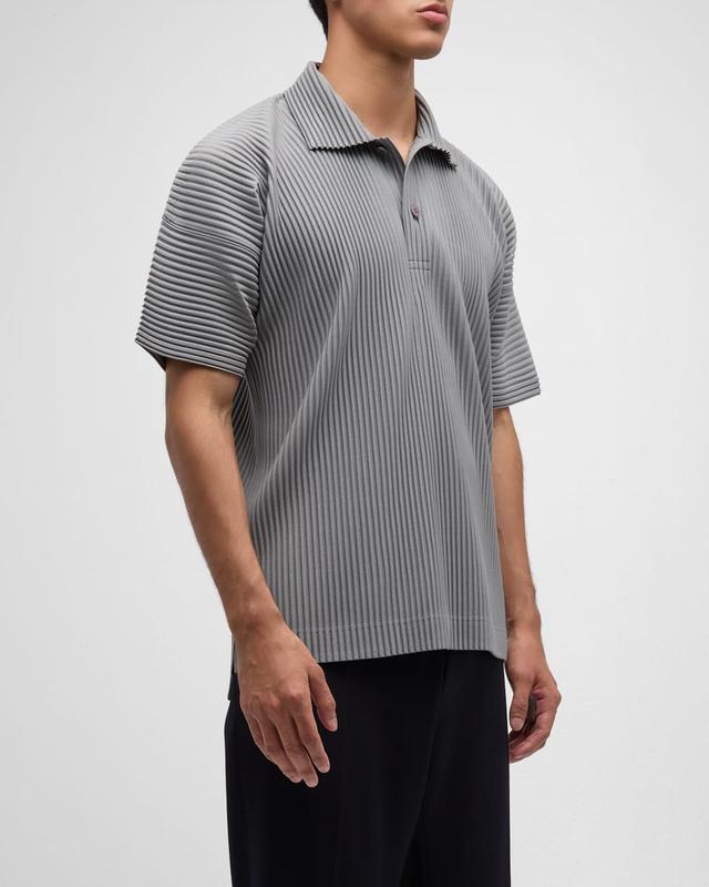 Mens MC May Pleated Polo Shirt Product Image