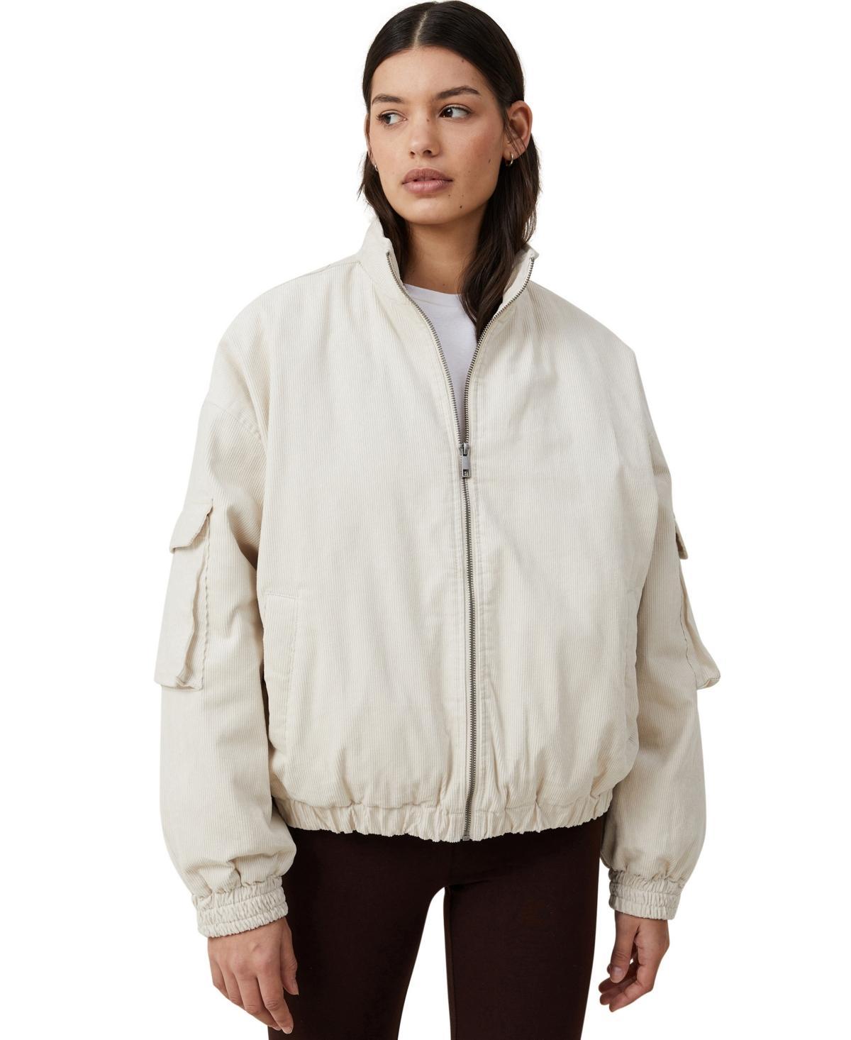 Cotton On Womens Cord Bomber Jacket Product Image