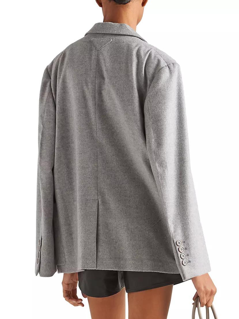 Single Breasted Cashmere Jacket Product Image