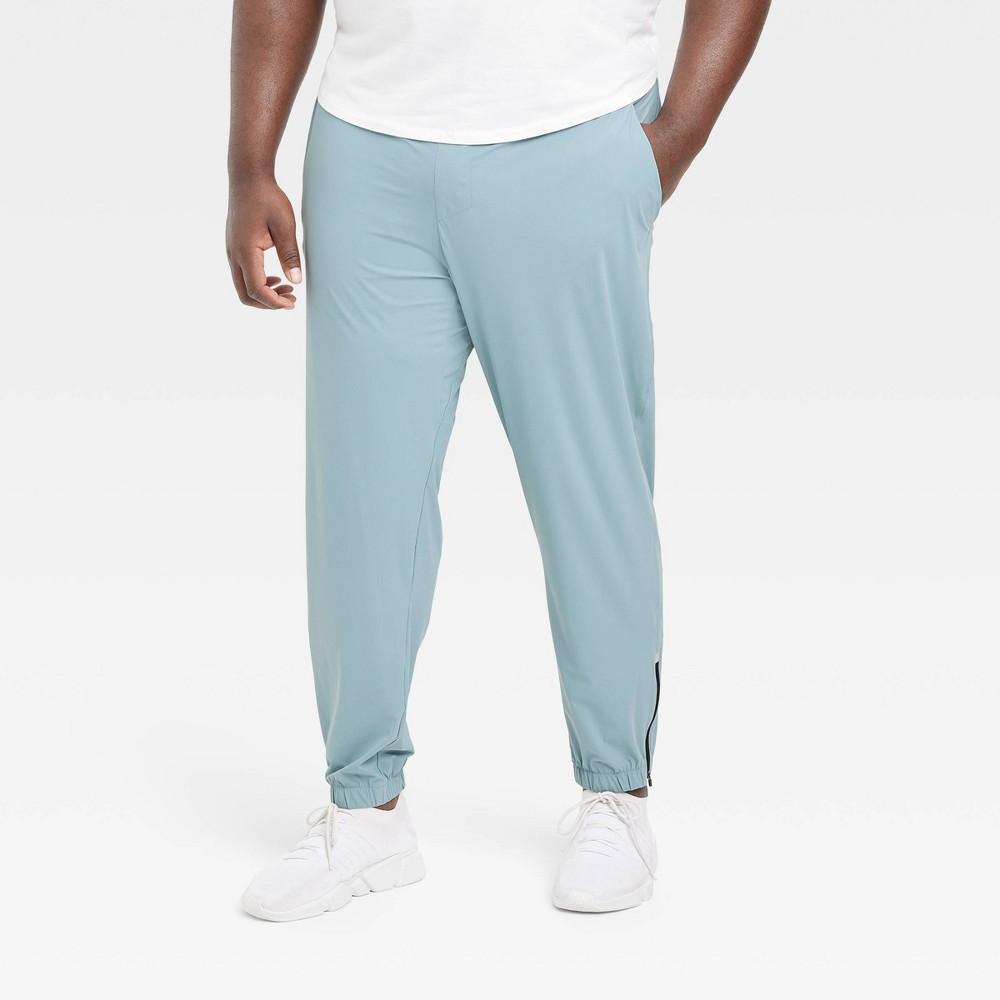 Mens Big Lightweight Tricot Joggers - All in Motion Light Blue 2XL Product Image