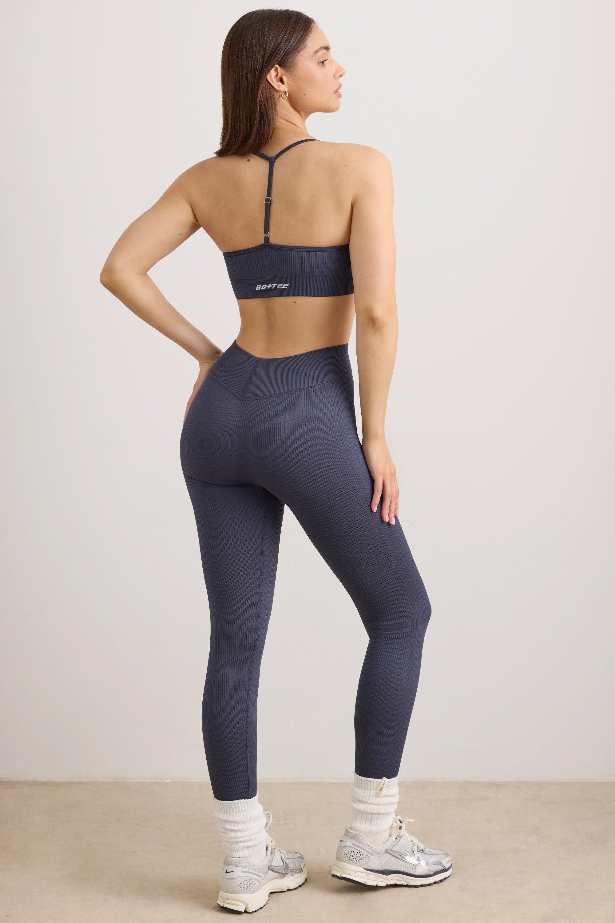 Petite FlexiRib High Waist Leggings in Slate Product Image