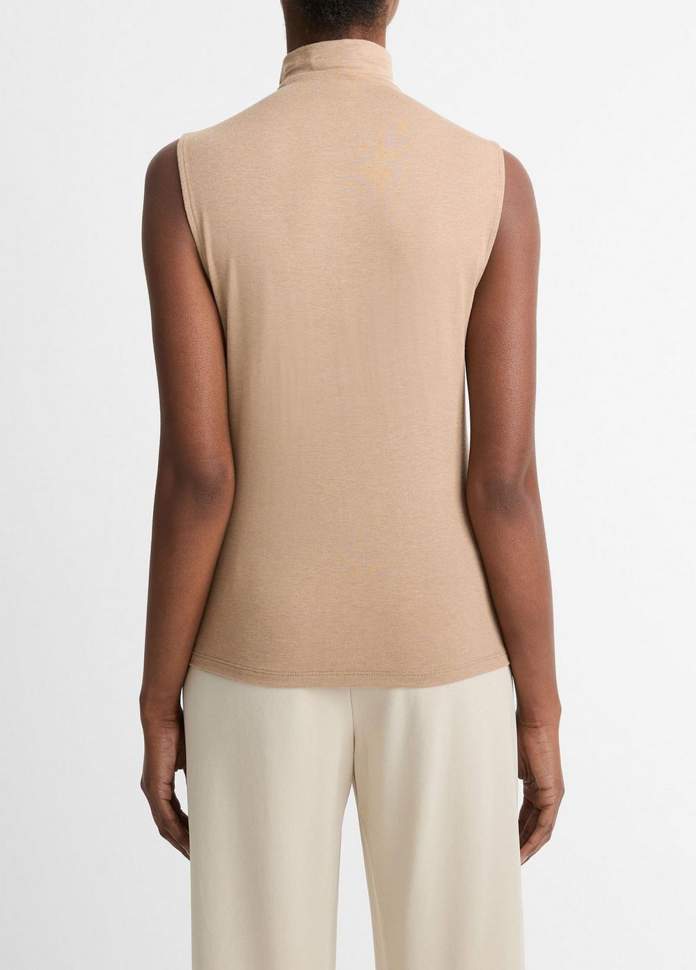 Sleeveless Turtleneck Product Image