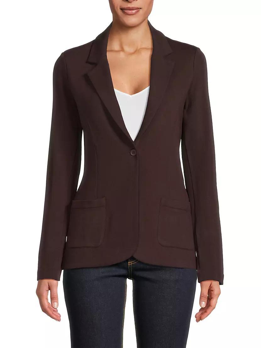 Stretch Single-Breasted Blazer Product Image