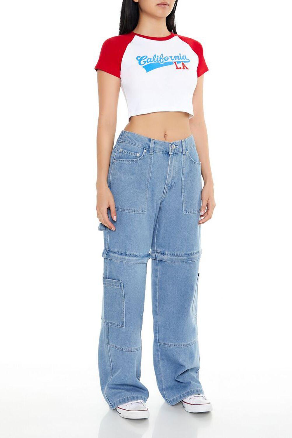 Wide-Leg Mid-Rise Jeans | Forever 21 Product Image