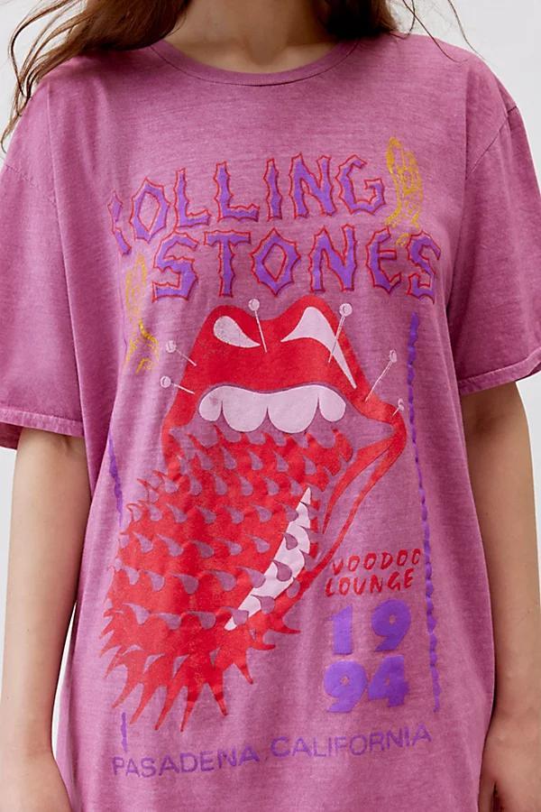 Rolling Stones Voodoo Lounge Oversized Tee Womens at Urban Outfitters Product Image