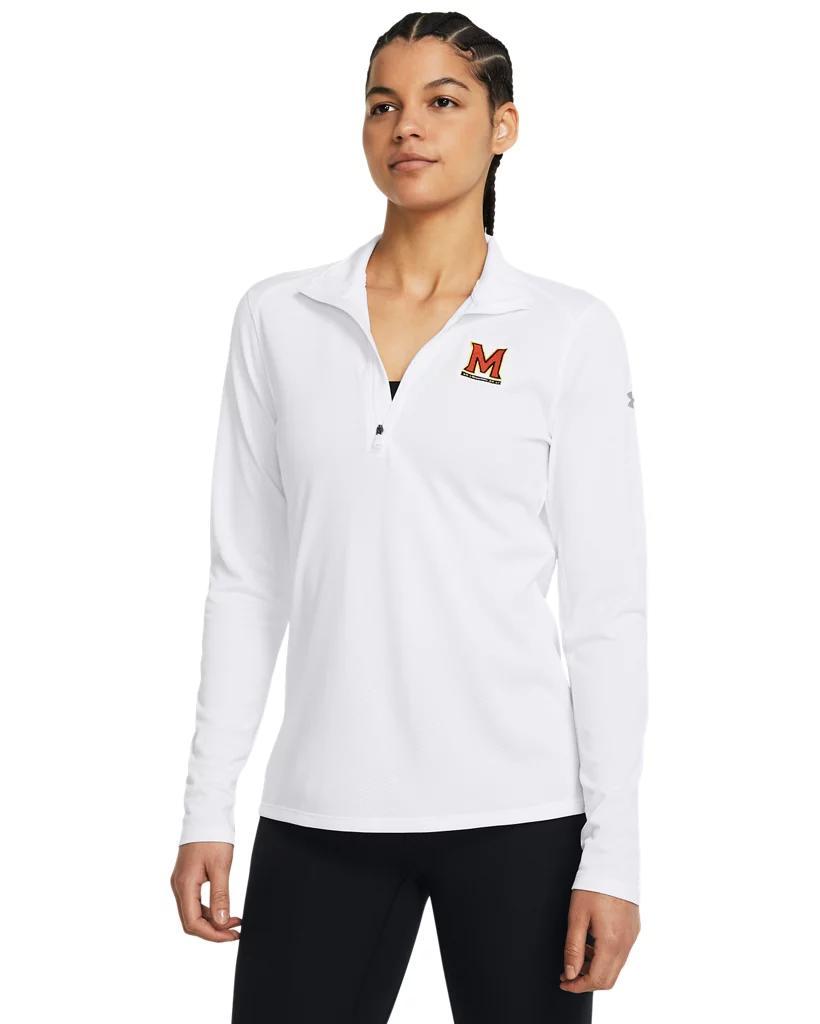 Women's UA Tech™ Mesh Collegiate ¼ Zip Product Image