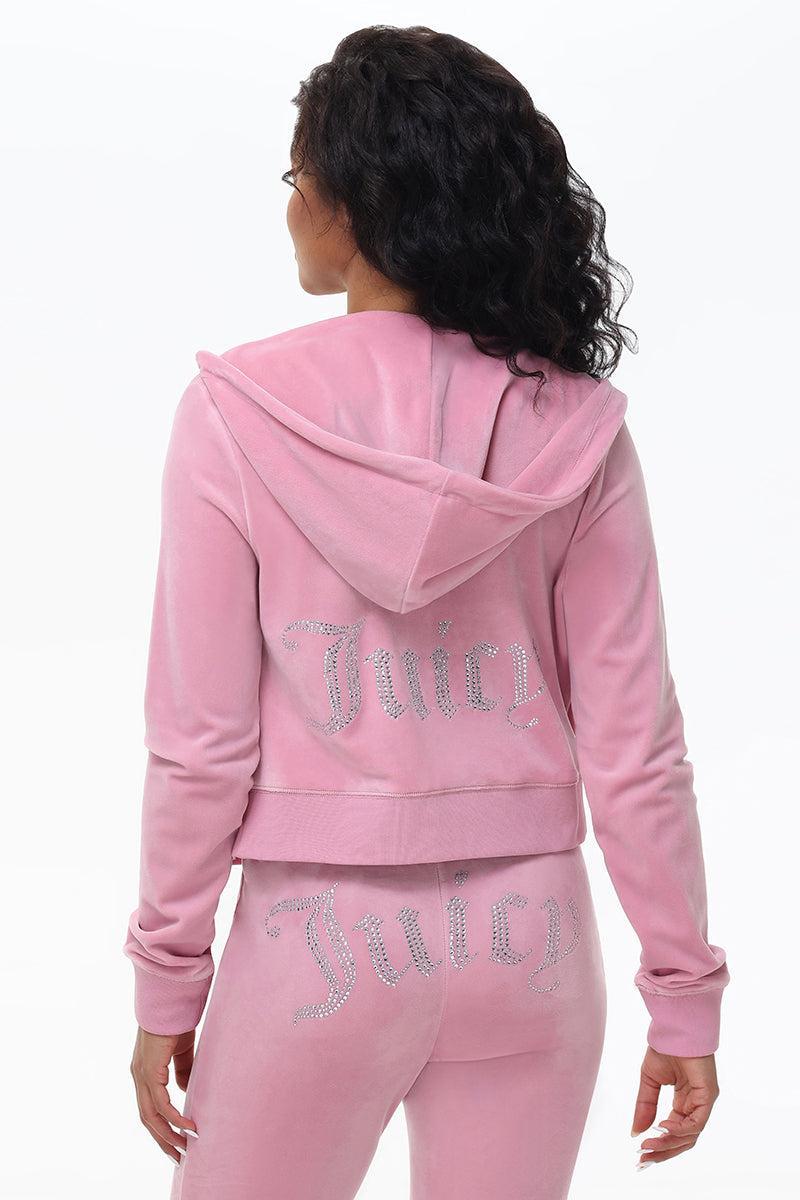 OG Big Bling Velour Hoodie Product Image