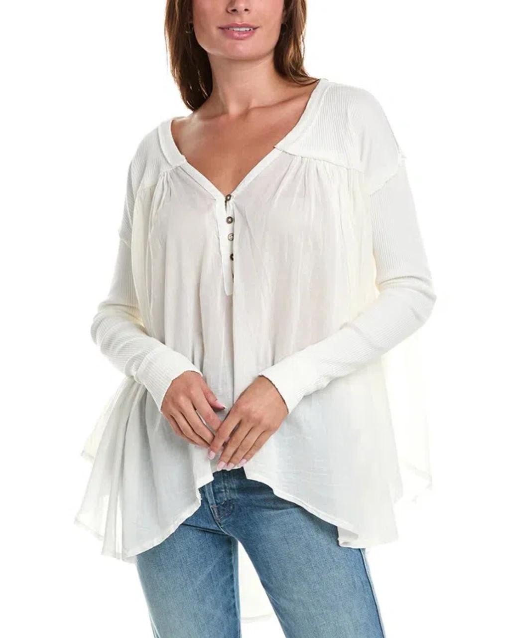 Lyrical Tunic In White Product Image