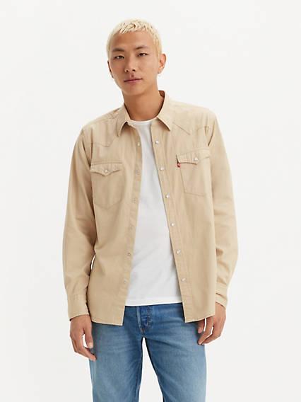 Levi's Standard Fit Western Shirt Chambray - Men's Product Image