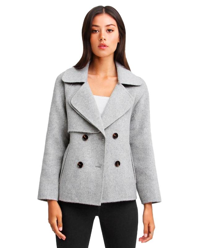 Women Belle & Bloom Im Yours Wool Blend Peacoat Product Image