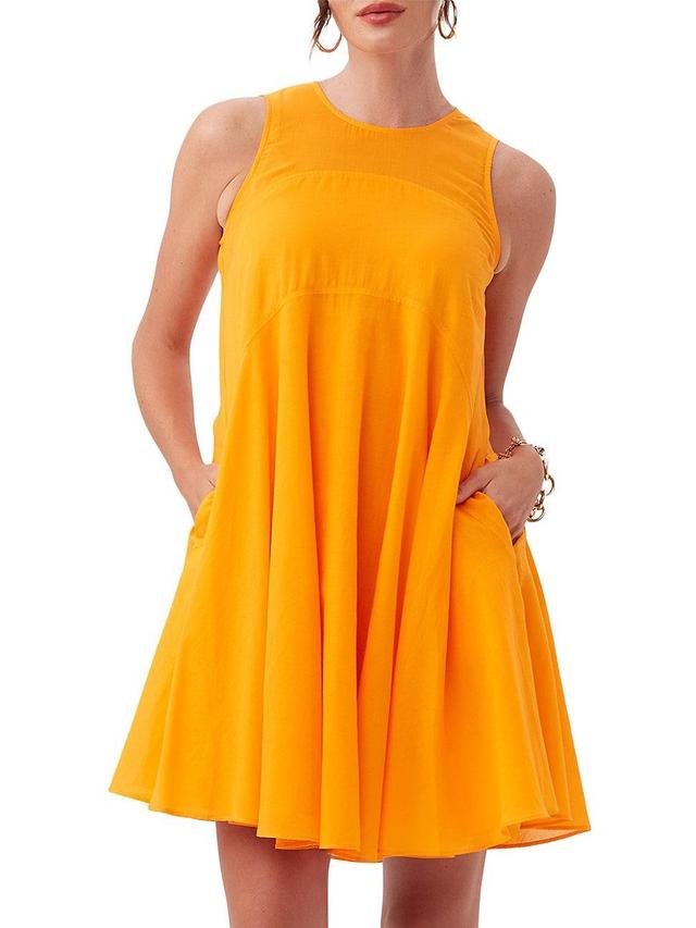 Womens Mauvie Sleeveless Cotton Minidress Product Image