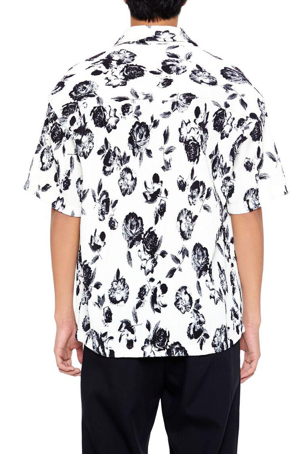 Plisse Rose Print Shirt | Forever 21 product image