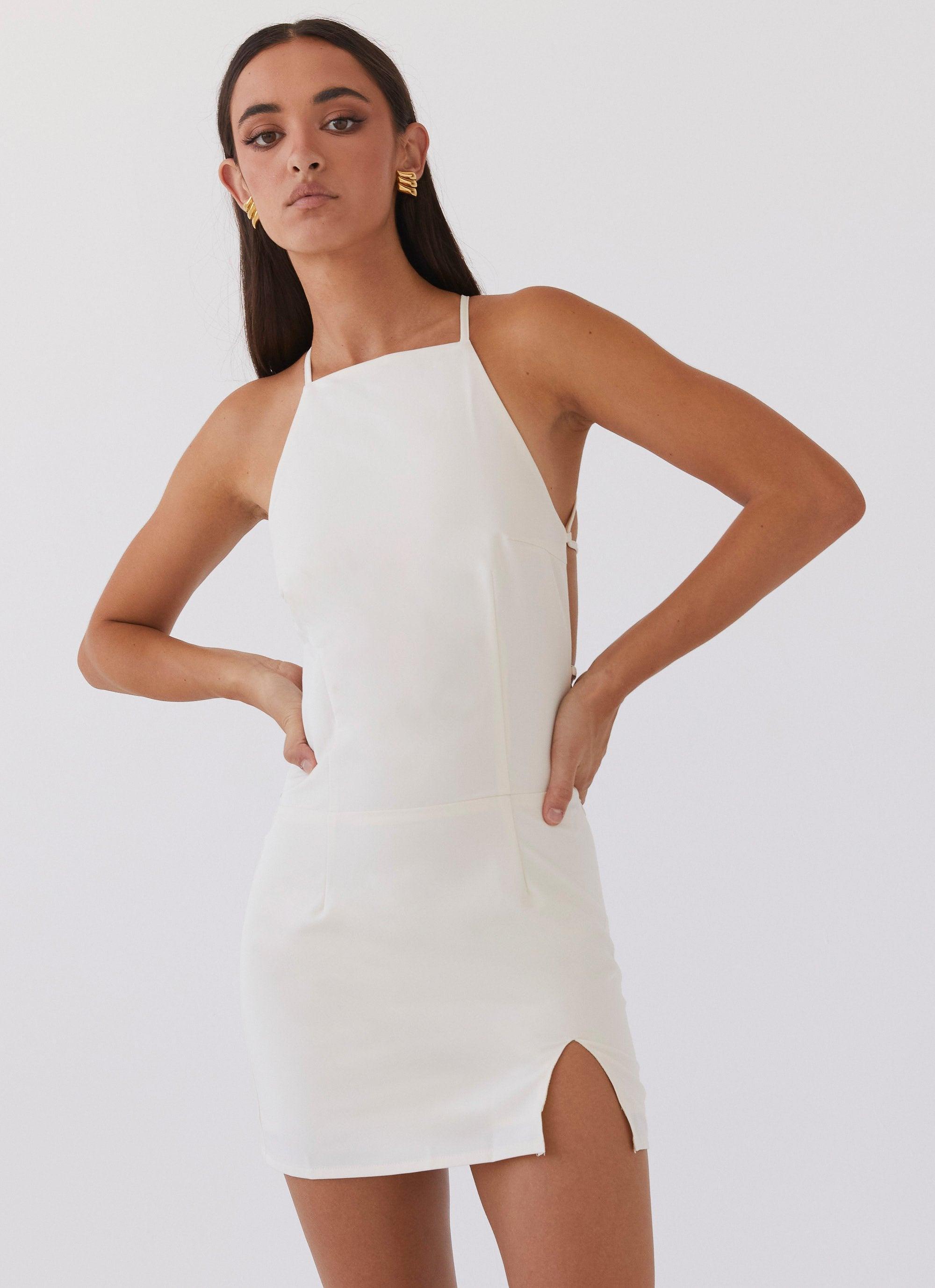 Monique Mini Dress - Ivory Product Image