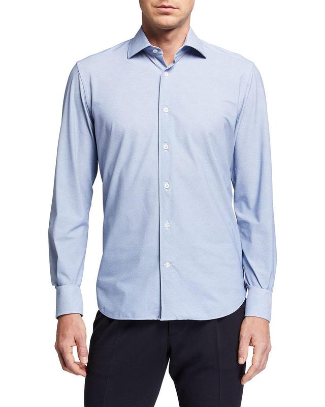 Mens Classic-Fit Solid Tech Dress Shirt Product Image